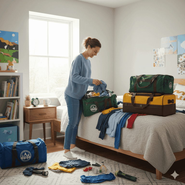 pack camp gear